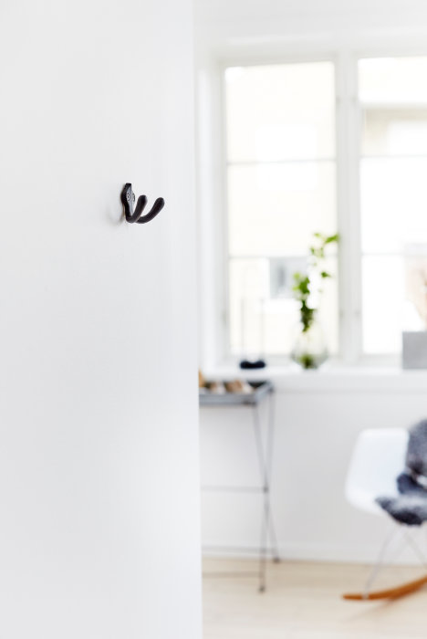 Dubbelkrok Alu Svart 2-pack Habo